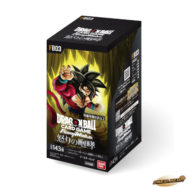 Dragon Ball Super Card Game Fusion World FB03 - Raging Roar Display (JP)